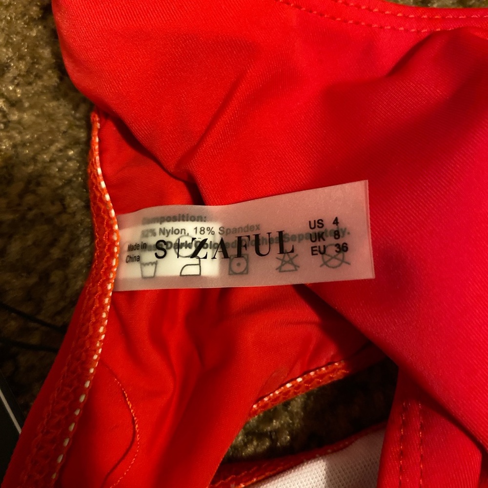 Zaful red swimsuit